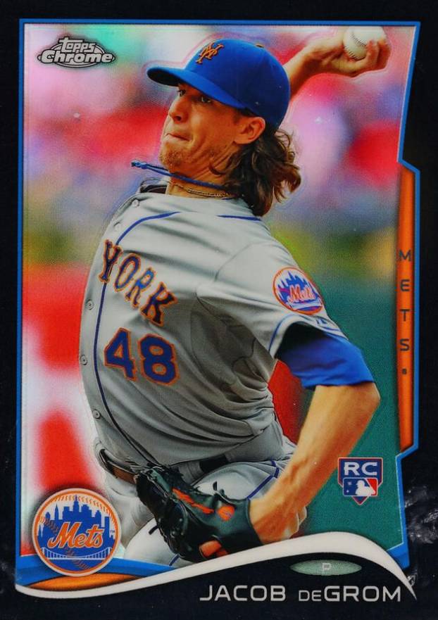 2014 Topps Chrome Update Jacob DeGrom #MB-19 Baseball Card