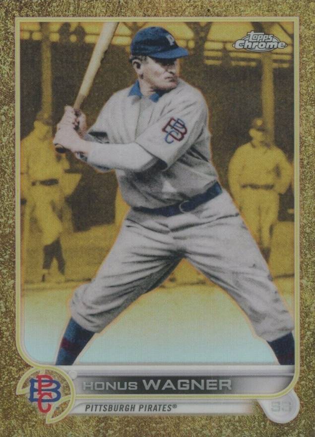 2022 Topps Gilded Collection Honus Wagner #87 Baseball Card