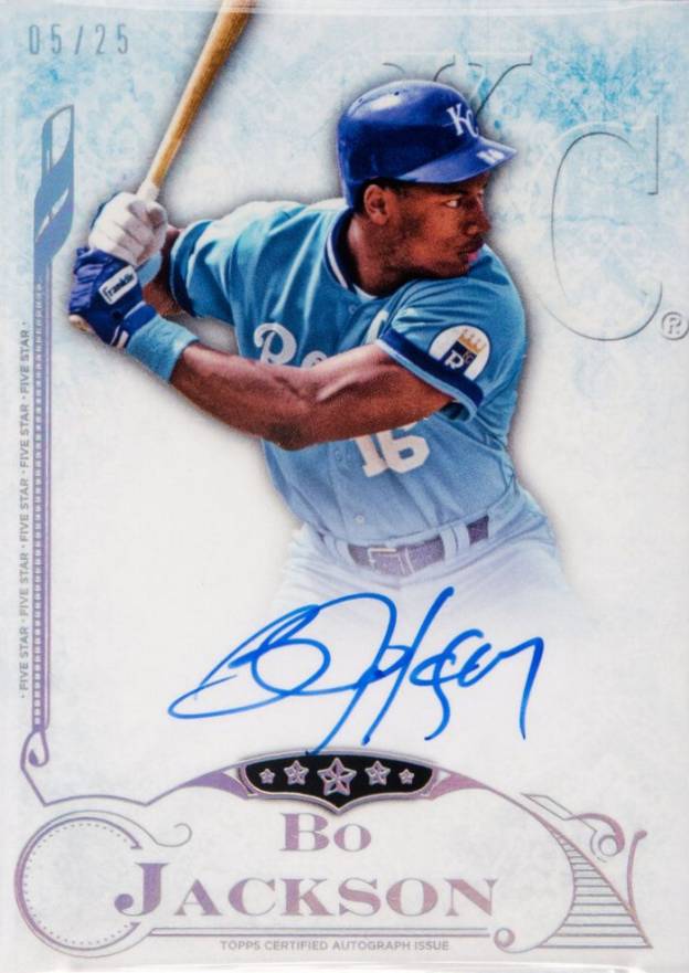 2015 Topps Five Star Autographs Bo Jackson #FSABJ Baseball Card