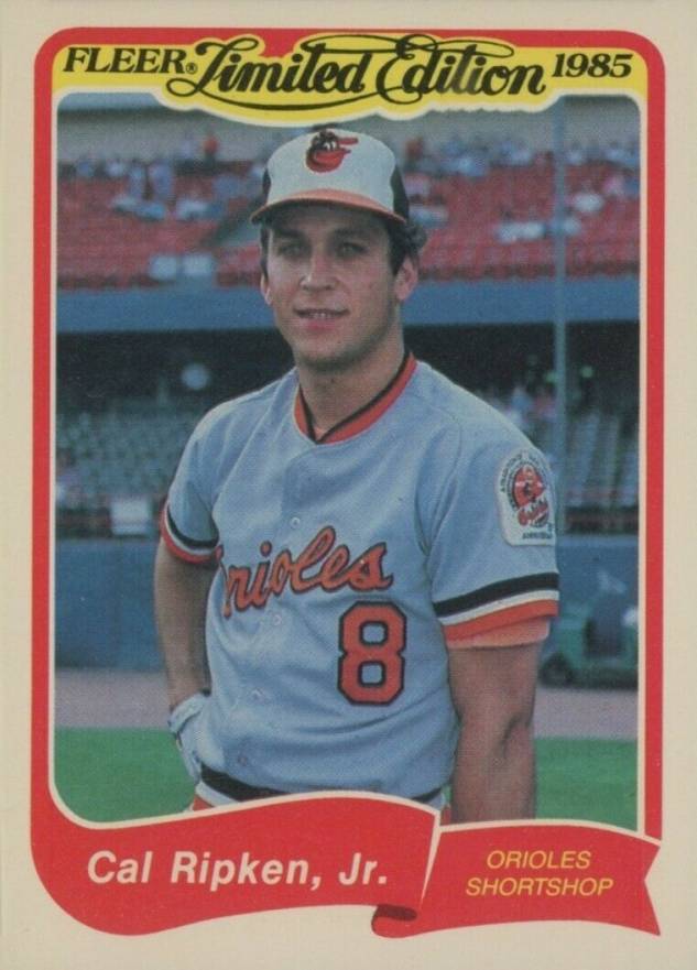 1985 Fleer Limited Edition Cal Ripken Jr. #28 Baseball Card