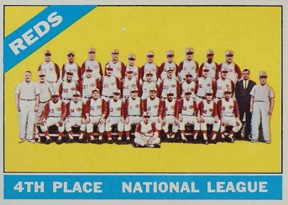 1966 O-Pee-Chee Cincinnati Redlegs Team #59 Baseball Card