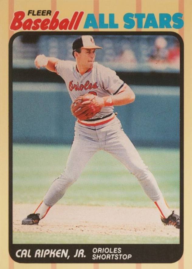 1989 Fleer Baseball All-Stars Cal Ripken Jr. #35 Baseball Card