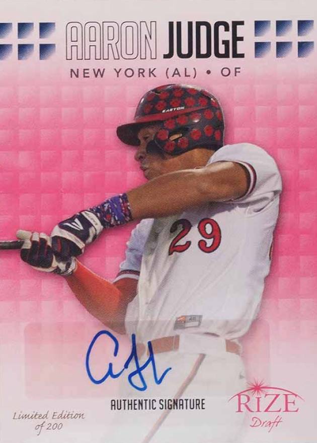 2013 Rize Aaron Judge #36 Baseball Card