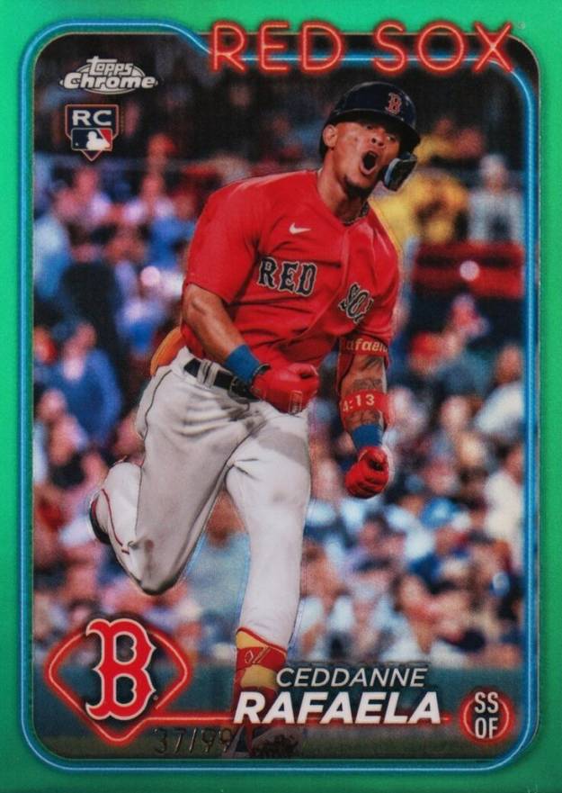 2024 Topps Chrome Ceddanne Rafaela #118 Baseball Card