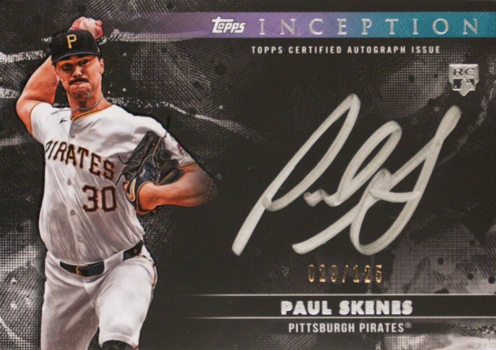 2024 Topps Inception Silver Signings Paul Skenes #SSPS Baseball Card