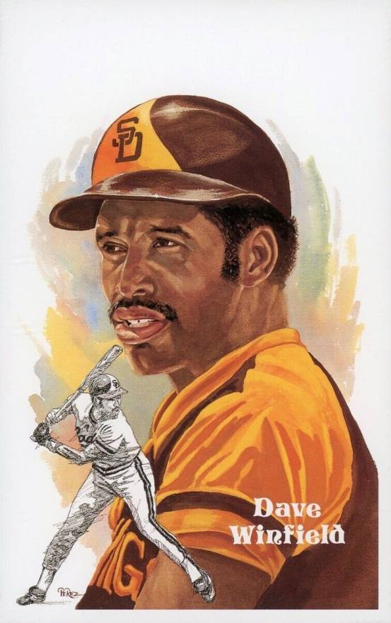 2001 Perez-Steele HOF Postcard Dave Winfield #253 Baseball Card
