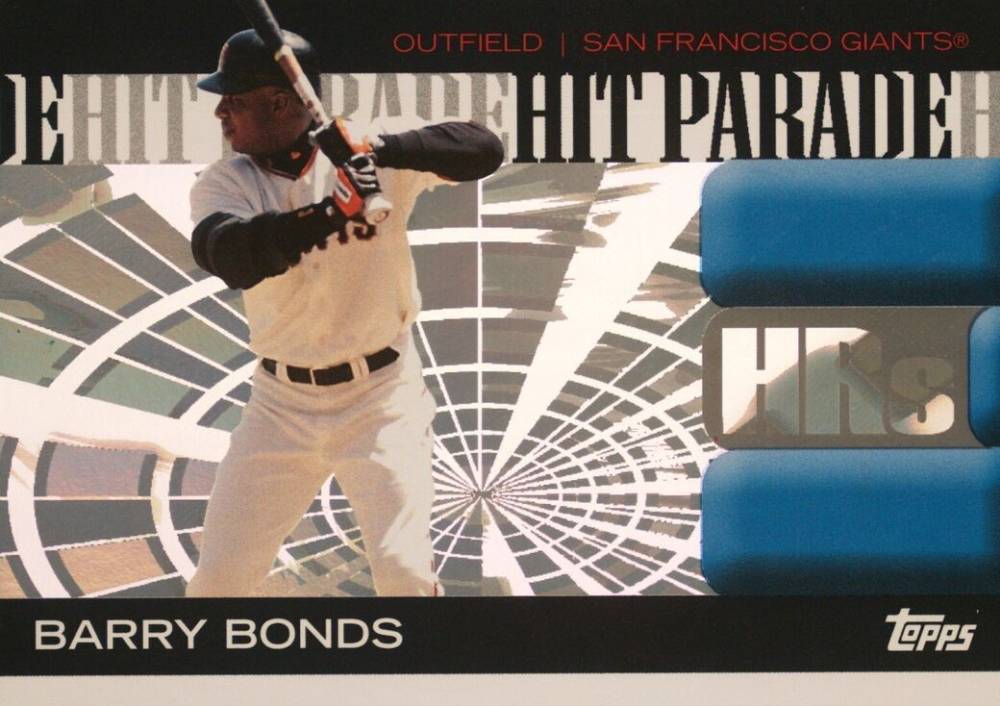 2006 Topps Hit Parade Barry Bonds #RBI1 Baseball Card