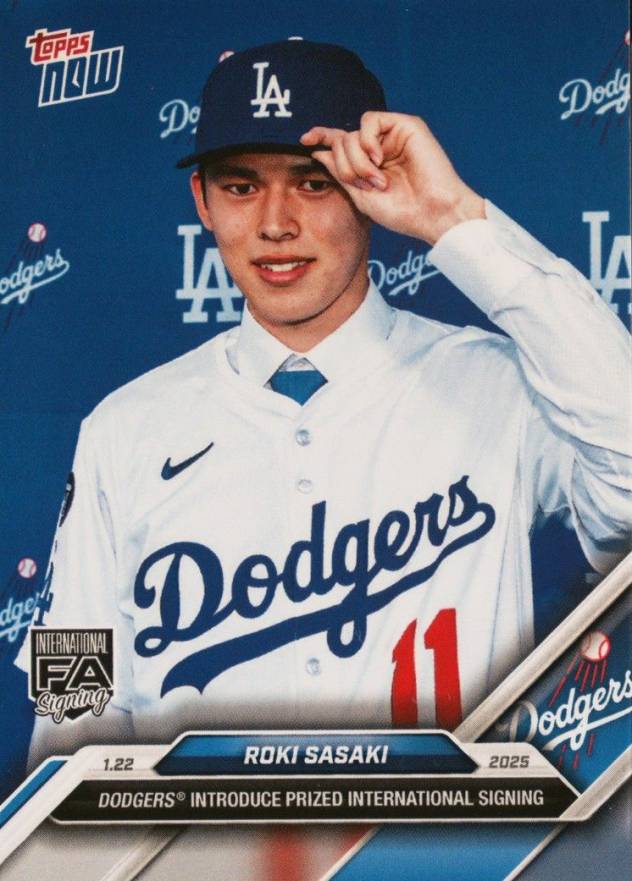 2024 Topps Now Offseason Roki Sasaki #OS16 Baseball Card