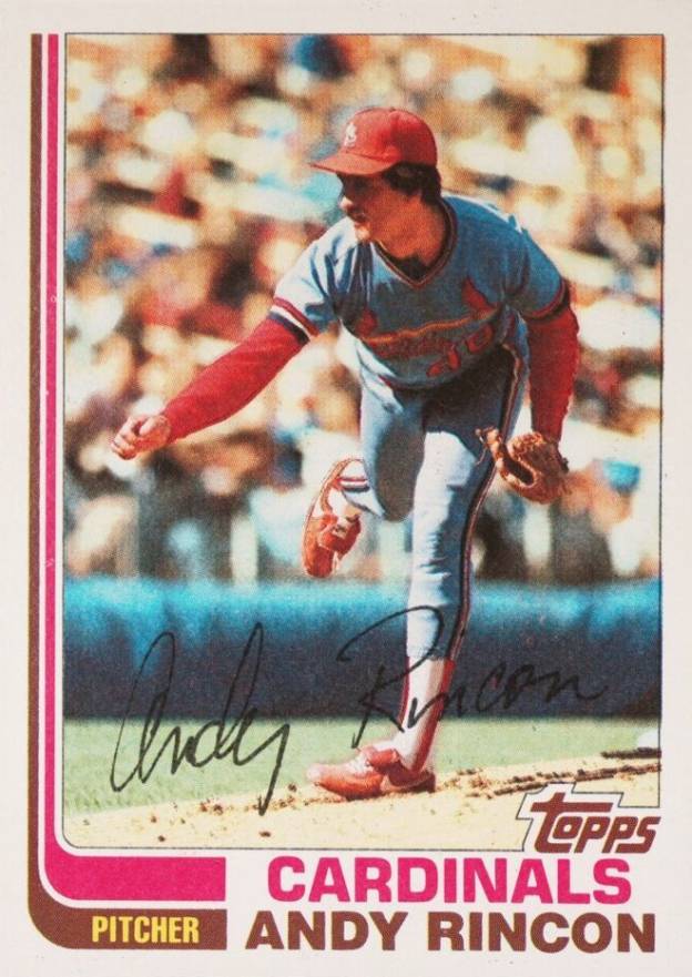 1982 Topps Andy Rincon #135 Baseball Card