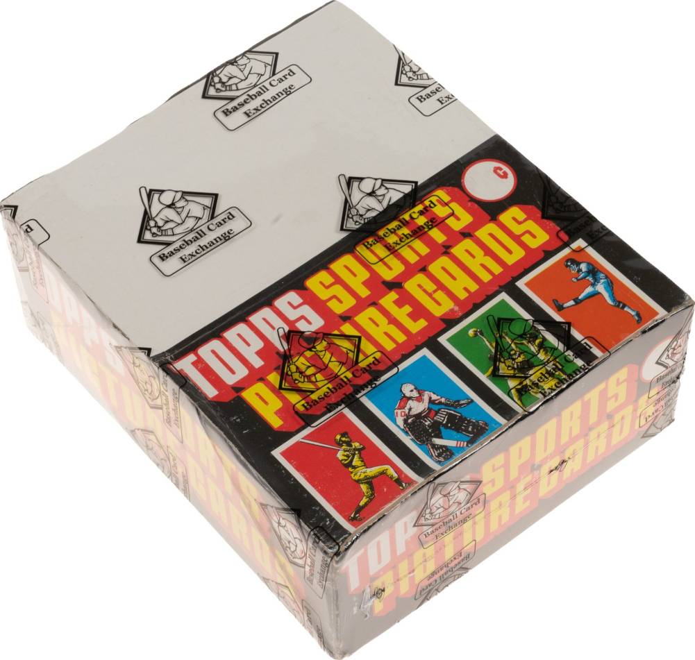 1982 Topps Rack Pack Box #RPB Baseball Card