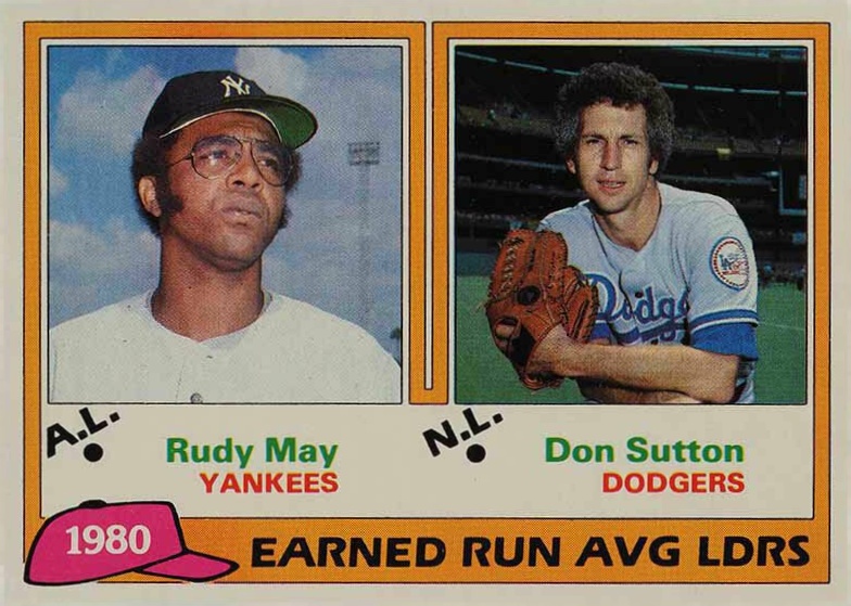 1981 Topps Rudy May #7 Baseball Card
