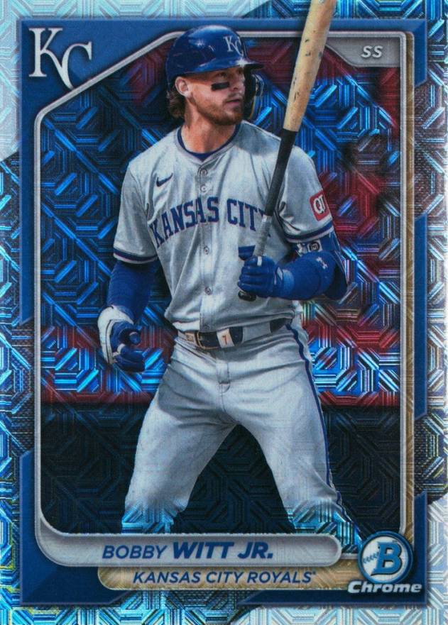 2024 Bowman Chrome Mega Box Bobby Witt Jr. #1 Baseball Card
