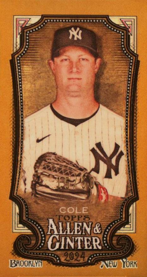 2024 Topps Allen & Ginter Gerrit Cole #25 Baseball Card