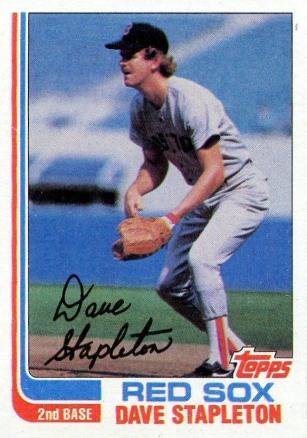1982 Topps Dave Stapleton #589 Baseball Card