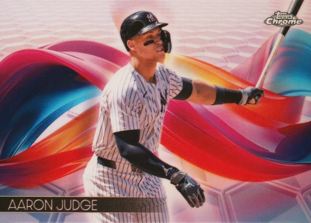 2024 Topps Chrome Helix Aaron Judge #HX17 Baseball Card