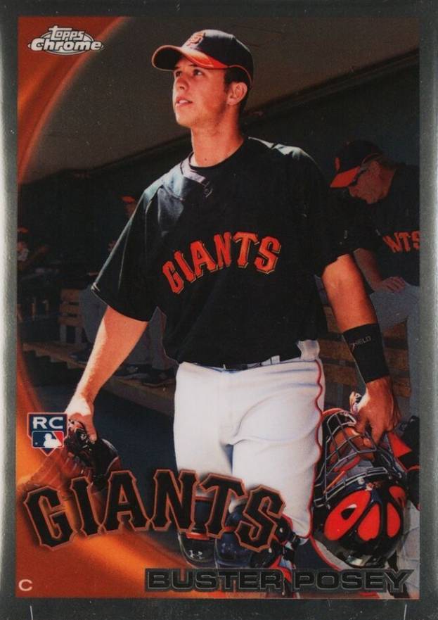 2017 Topps Chrome Update Topps All-Rookie Cup Reprints Buster Posey #6 Baseball Card