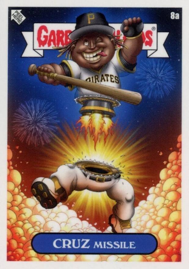 2022 Topps Garbage Pail Kids GPK X MLB Series 2 Alex Pardee Cruz Missile #8a Baseball Card