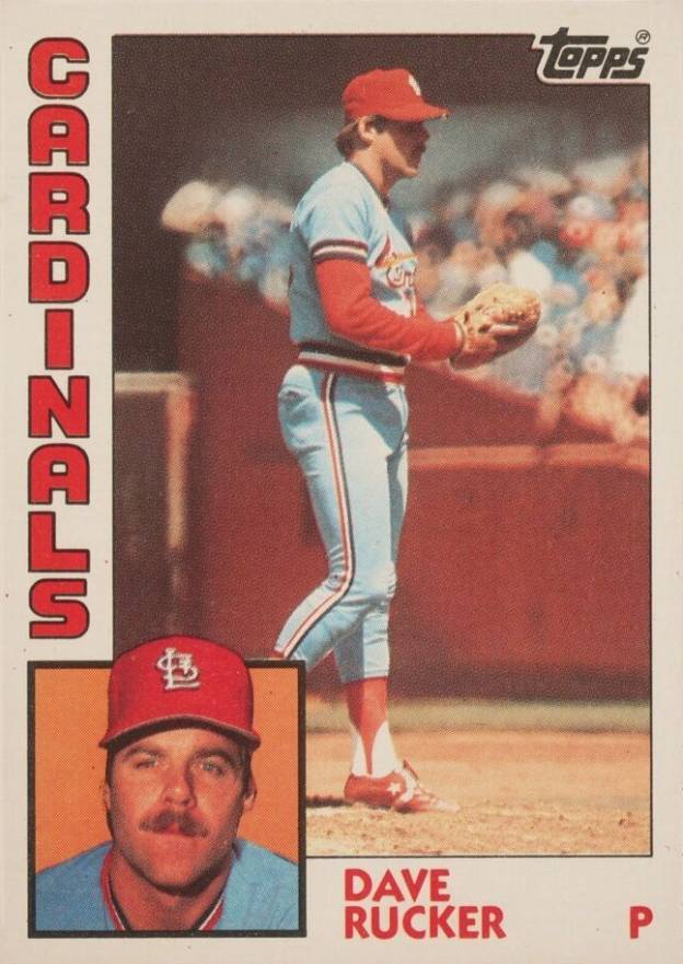 1984 Topps Dave Rucker #699 Baseball Card