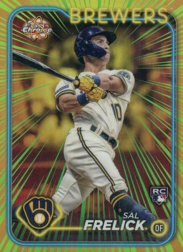 2024 Topps Chrome Radiating Rookies Sal Frelick #RR2 Baseball Card