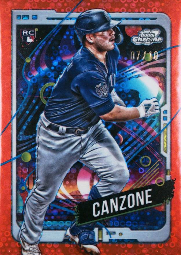 2024 Topps Chrome Cosmic Dominic Canzone #153 Baseball Card
