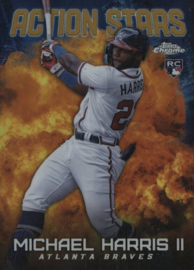 2023 Topps Chrome Update Action Stars Michael Harris II #ASC6 Baseball Card