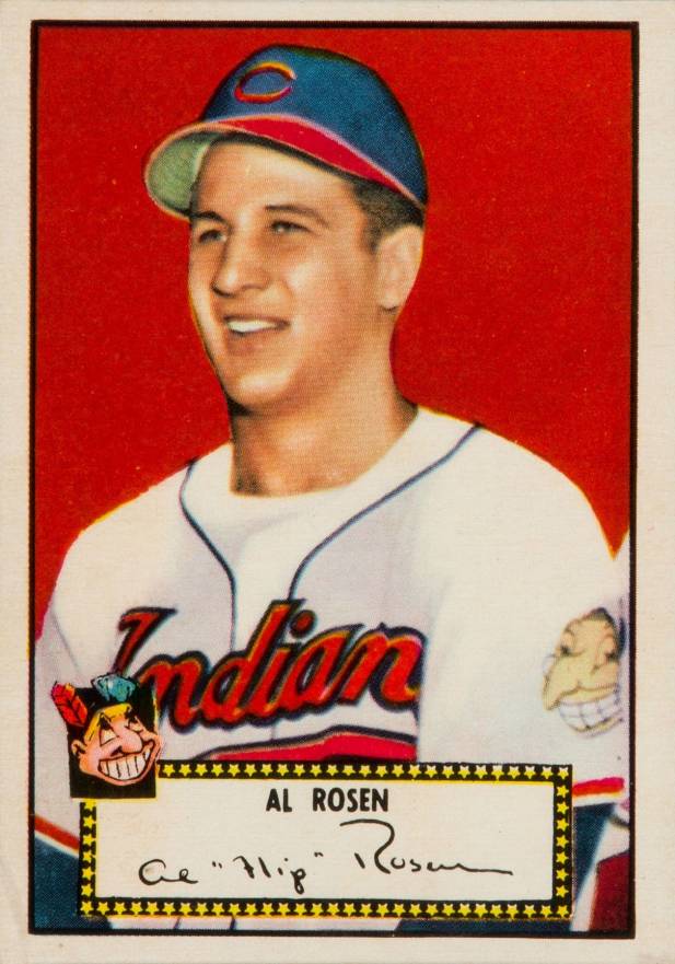 1952 Topps Al Rosen #10 Baseball Card