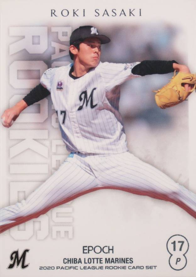 2020 Epoch Pacific League Rookies Roki Sasaki #21 Baseball Card