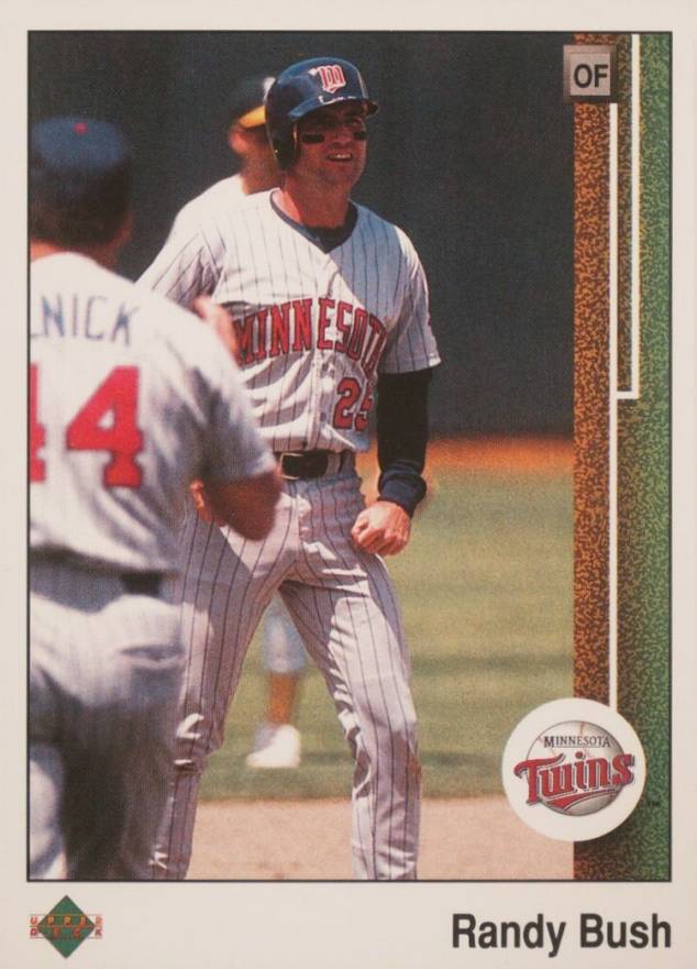 1989 Upper Deck Randy Bush #158 Baseball Card