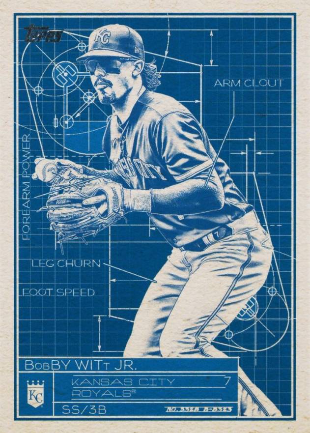 2024 Topps Superstar Blueprint Bobby Witt Jr. #SB25 Baseball Card