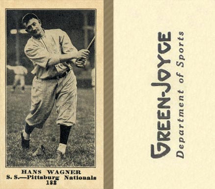 1916 Green-Joyce Honus Wagner #182 Baseball Card