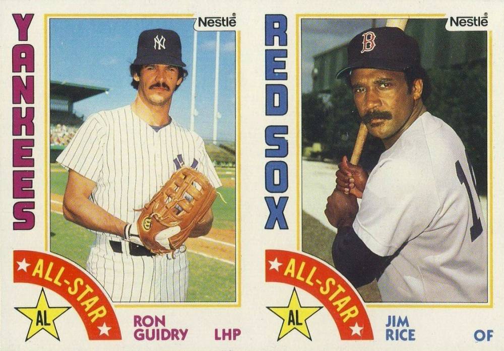 1984 Topps Nestle Hand Cut Ron Guidry # Baseball Card