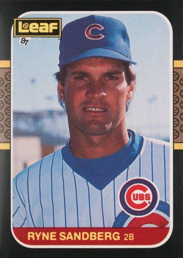 1987 Leaf Ryne Sandberg #234 Baseball Card