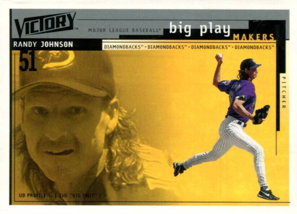 2000 Upper Deck Victory Randy Johnson #373 Baseball Card