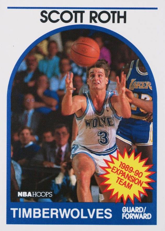 1989 Hoops Scott Roth #349 Basketball Card