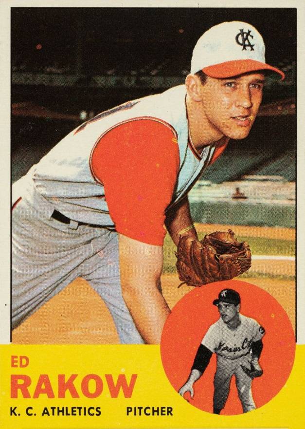 1963 Topps Ed Rakow #82 Baseball Card