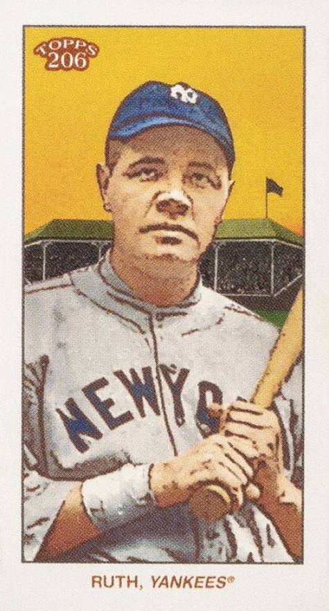 2020 Topps 206 Babe Ruth # Baseball Card