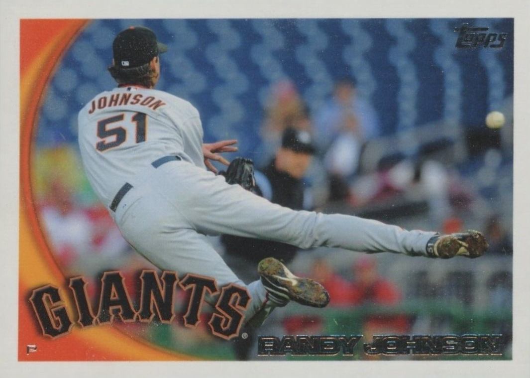 2010 Topps Randy Johnson #220 Baseball Card
