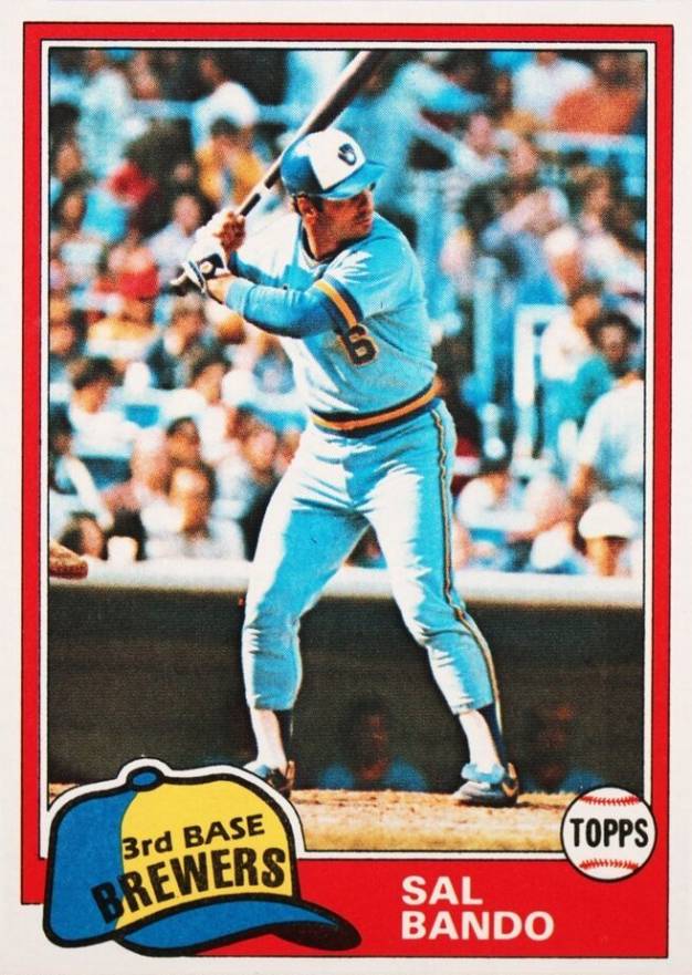 1981 Topps Sal Bando #623 Baseball Card