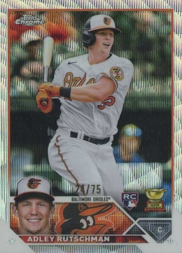 2023 Topps Chrome Adley Rutschman #1 Baseball Card