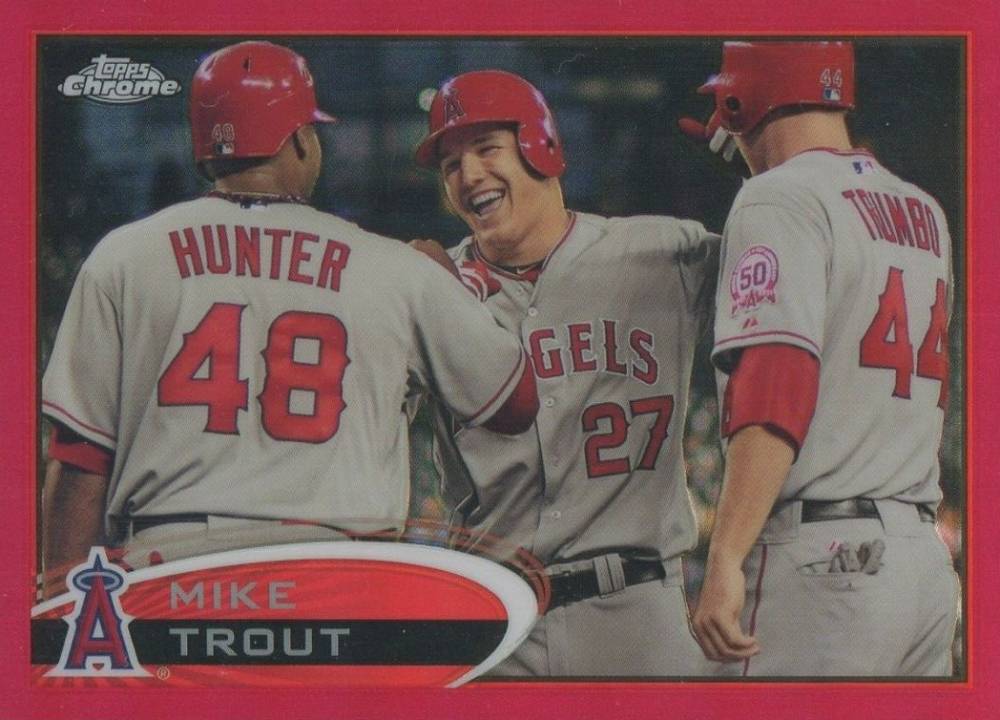 2012 Topps Chrome Mike Trout #144 Baseball Card