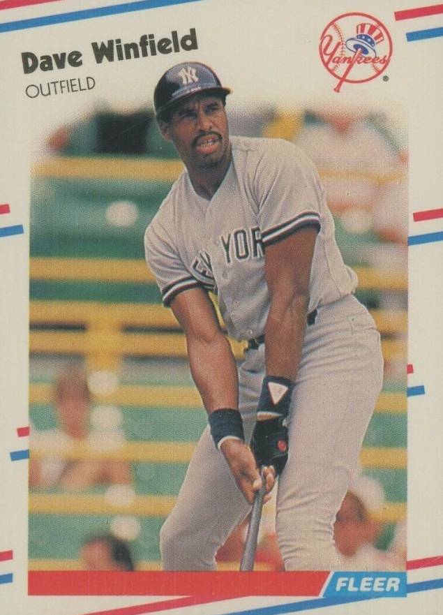 1988 Fleer Glossy Dave Winfield #226 Baseball Card