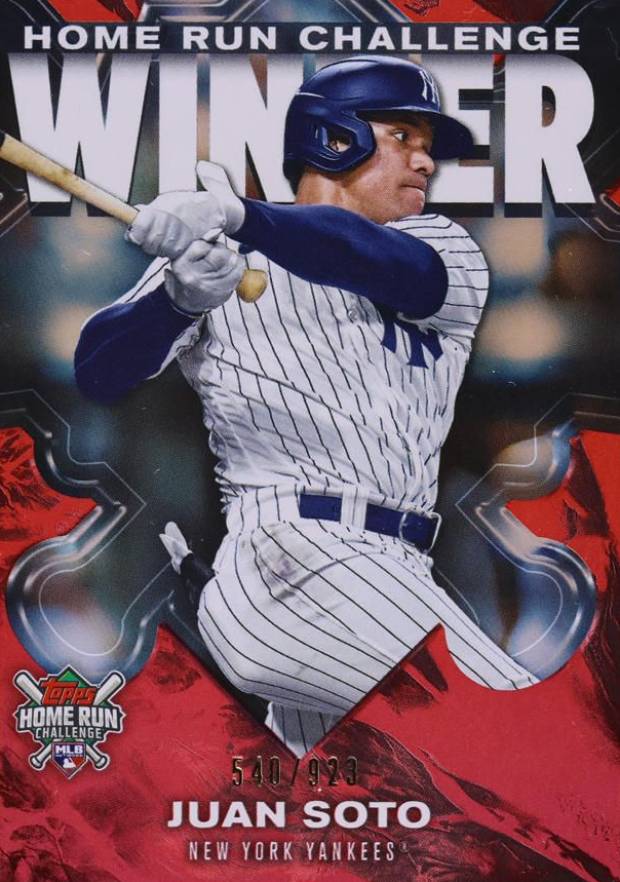 2024 Topps Home Run Challenge Winners Juan Soto #20 Baseball Card