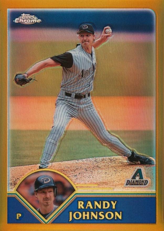 2003 Topps Chrome Randy Johnson #230 Baseball Card