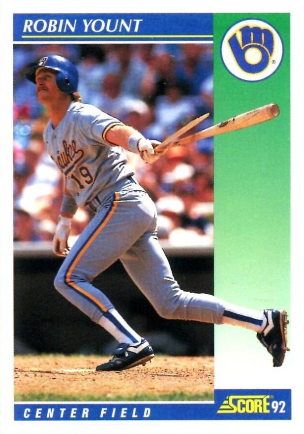 1992 Score Robin Yount #525 Baseball Card