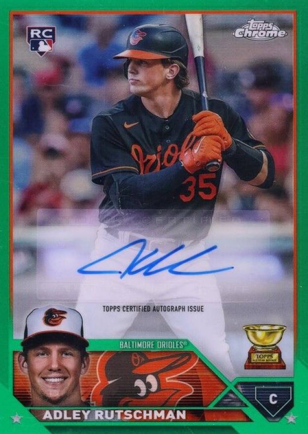 2023 Topps Chrome Update Autograph Adley Rutschman #ACAR Baseball Card