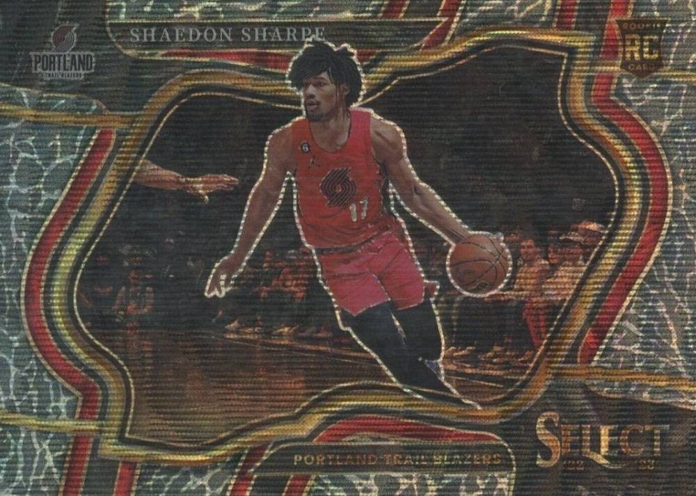 2022 Panini Select Shaedon Sharpe #292 Basketball Card