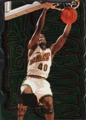 1996 Metal Net-Rageous  Shawn Kemp #6 Basketball Card
