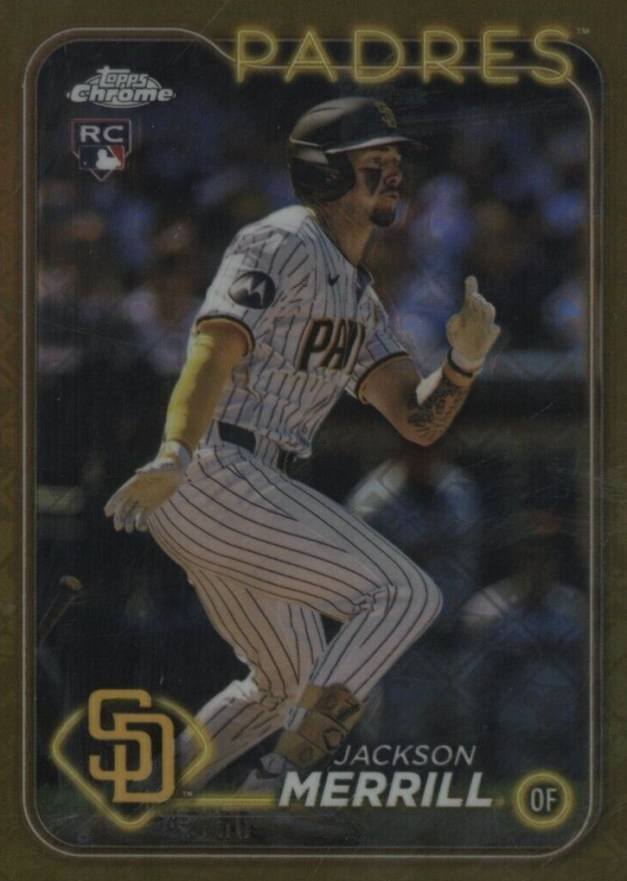 2024 Topps Chrome Logofractor Edition Jackson Merrill #207 Baseball Card