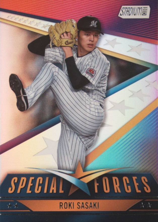 2024 Topps Stadium Club NPB Special Forces Roki Sasaki #SF13 Baseball Card