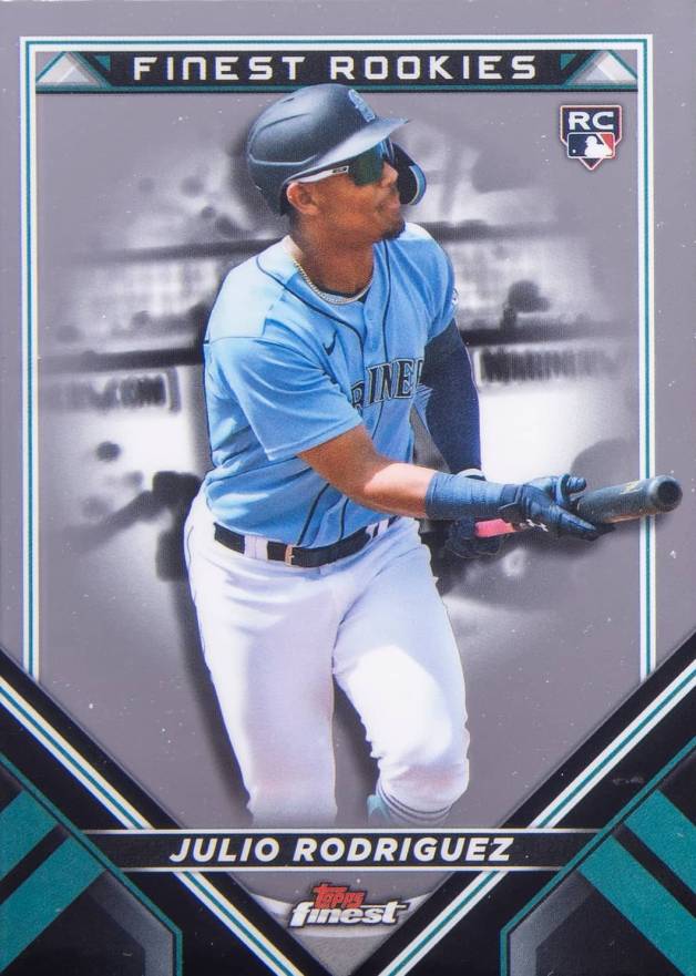 2022 Topps Finest Finest Rookie Design Variations Julio Rodriguez #FRDJR Baseball Card
